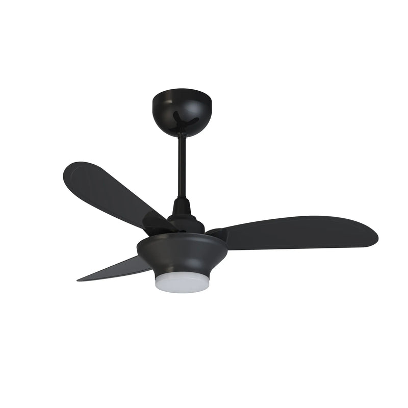 Ventilador de Teto Mistral Led Inverter Com Controle Preto 127/220V